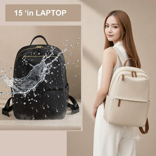 Balo Nữ Công Sở Đựng Laptop 15 Inch Cao Cấp Siêu Nhẹ
