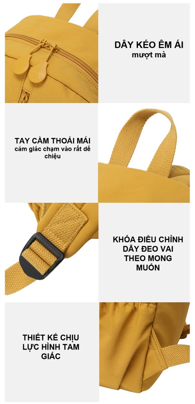 Balo nữ thời trang đa năng, Du lịch, Đi làm, Đi học có ngăn Laptop, Ipad, chống thấm